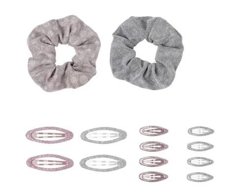 Name It silver colour hårsæt